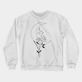 Moon and Daffodil Crewneck Sweatshirt